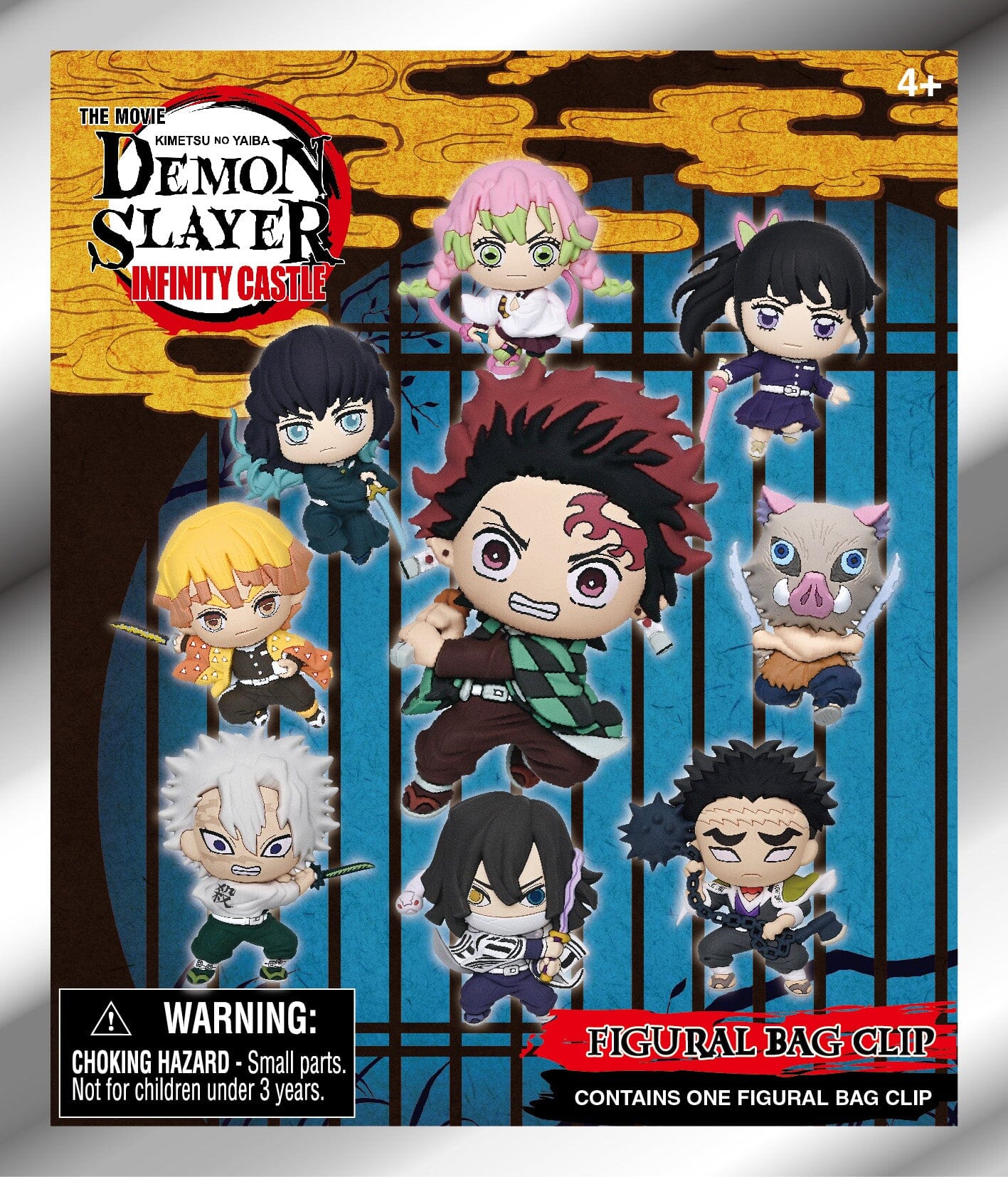 3D Anime: Demon Slayer Infinity Castle Display Bag Clips Series 1 (1pc)