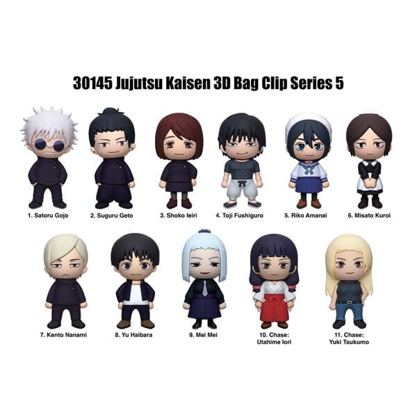 3D Anime: Jujutsu Kaisen Foam Bag Clip Series 5 (1pc) - Image 2