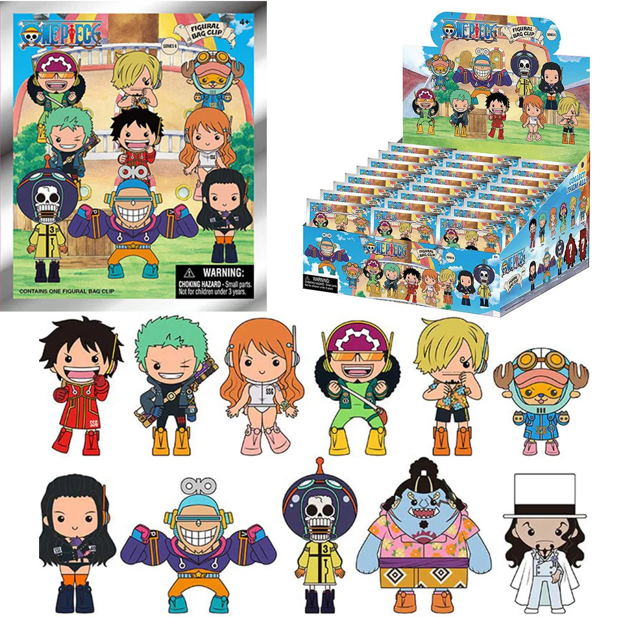 3D Anime: One Piece Foam Bag Clip Series 6 (1pc) - Image 4