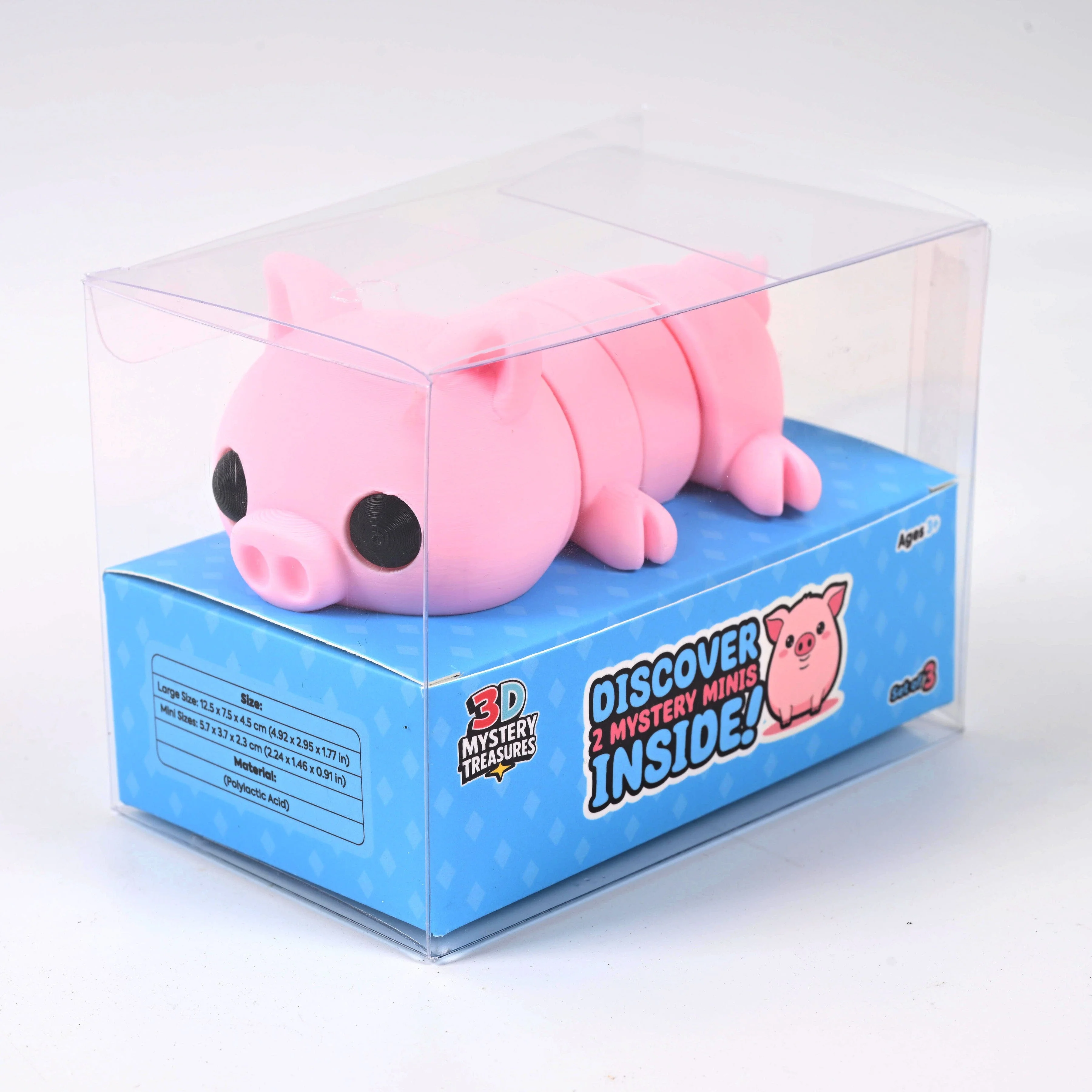 3D Mystery Treasures 3D-Printed Pig Fidget Toy - Image 2