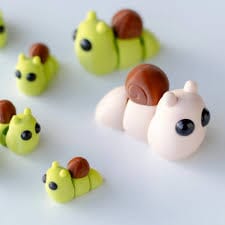 3D Mystery Treasures 3D-Printed Snail Fidget Toy - Image 3