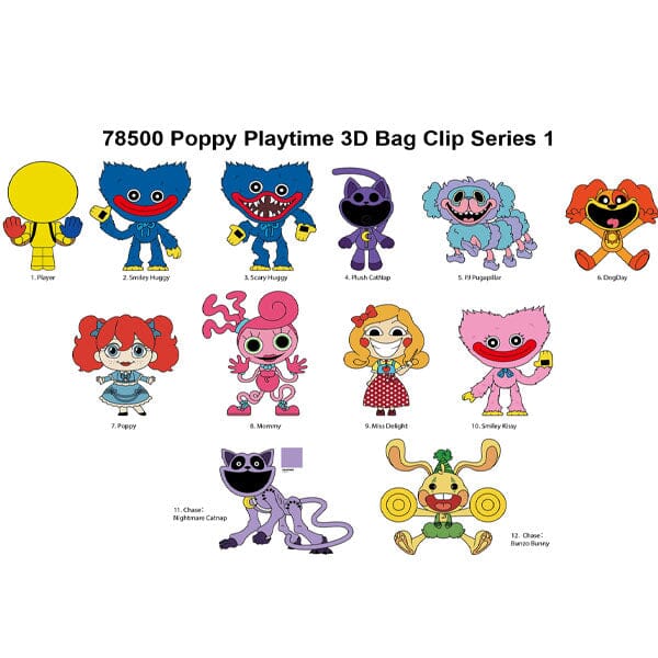 3D Poppy Playtime Foam Bag Clip Series 1 (1pc) - Image 2