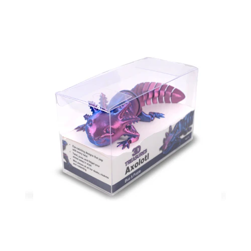 3D Treasures 3D-Printed Axolotl Fidget Toy - Multiple Colours - Image 2