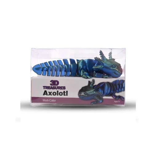 3D Treasures 3D-Printed Axolotl Fidget Toy - Multiple Colours - Image 3