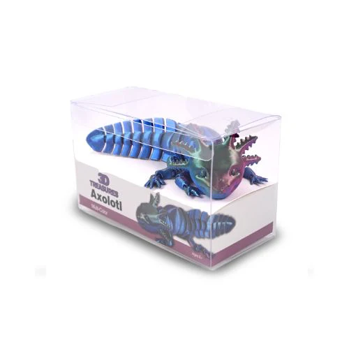 3D Treasures 3D-Printed Axolotl Fidget Toy - Multiple Colours - Image 4