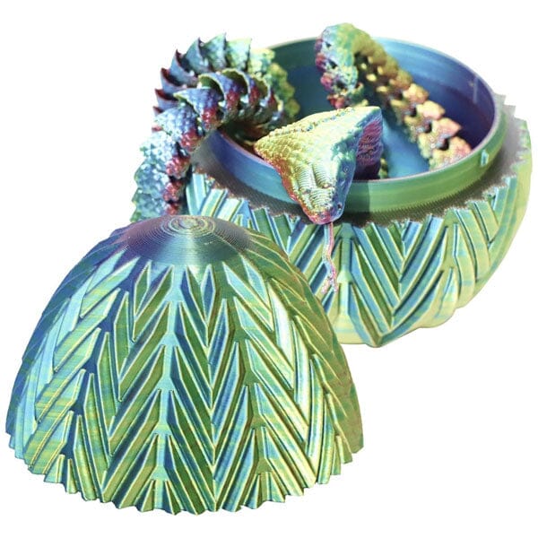 3D Treasures 3D-Printed Snake Scale Egg Fidget Toy with Egg Included (Multiple Colors) - Image 5