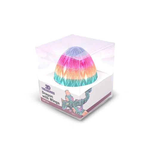 3D Treasures 3D-Printed Winged Dragon Scale Egg Fidget Toy - Multiple Colours - Image 4