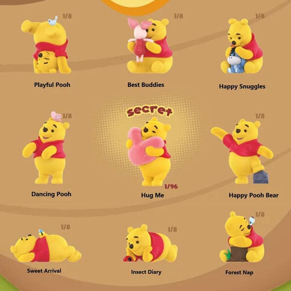 52TOYS Disney Winnie The Pooh Carefree Series Flocked Figurine Blind Box (1pc) - Image 12