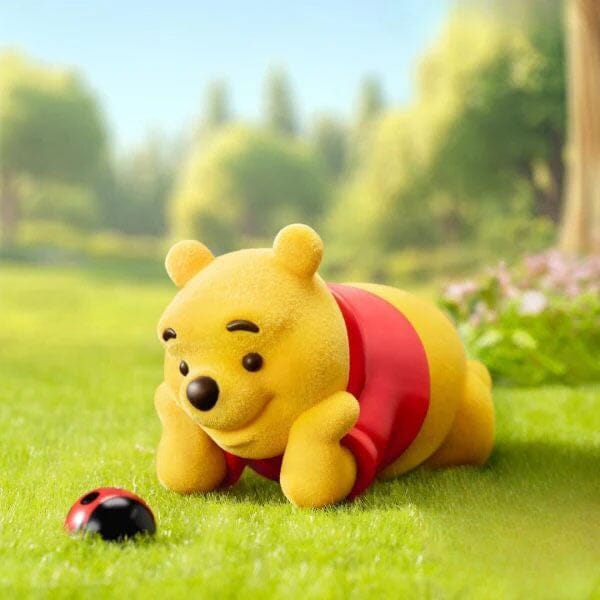 52TOYS Disney Winnie The Pooh Carefree Series Flocked Figurine Blind Box (1pc) - Image 3