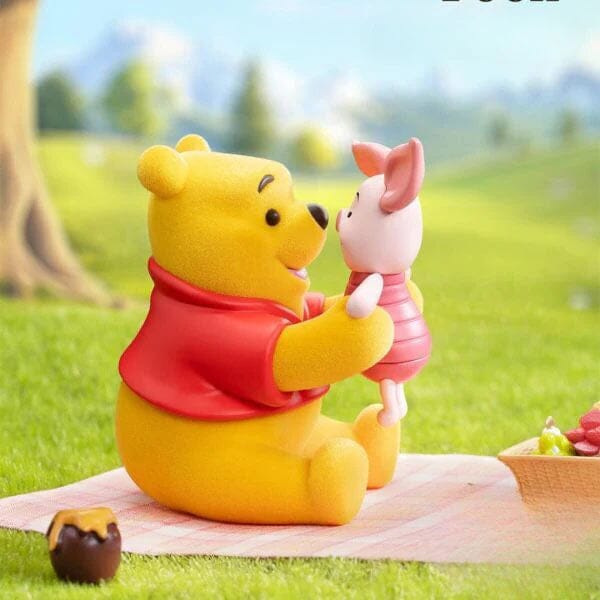 52TOYS Disney Winnie The Pooh Carefree Series Flocked Figurine Blind Box (1pc) - Image 4