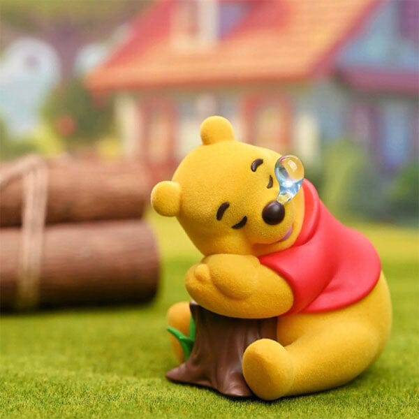 52TOYS Disney Winnie The Pooh Carefree Series Flocked Figurine Blind Box (1pc) - Image 6