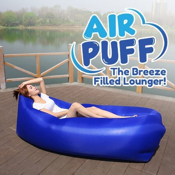 Air Puff: The Breeze Filled Lounger Portable Inflatable Sofa - Image 2