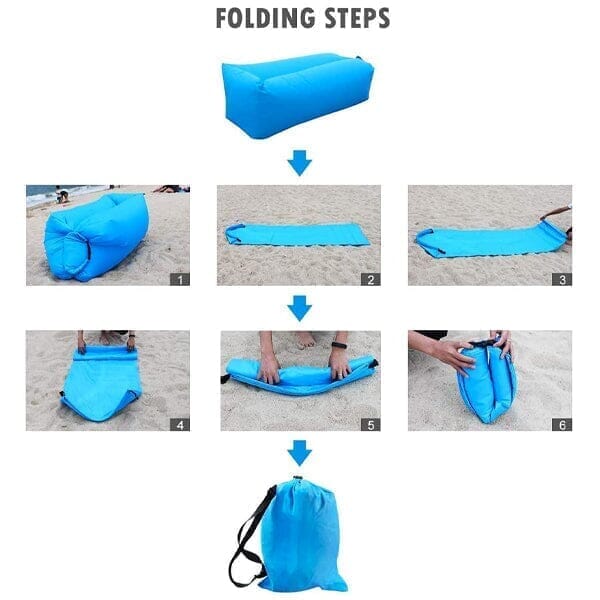 Air Puff: The Breeze Filled Lounger Portable Inflatable Sofa - Image 9
