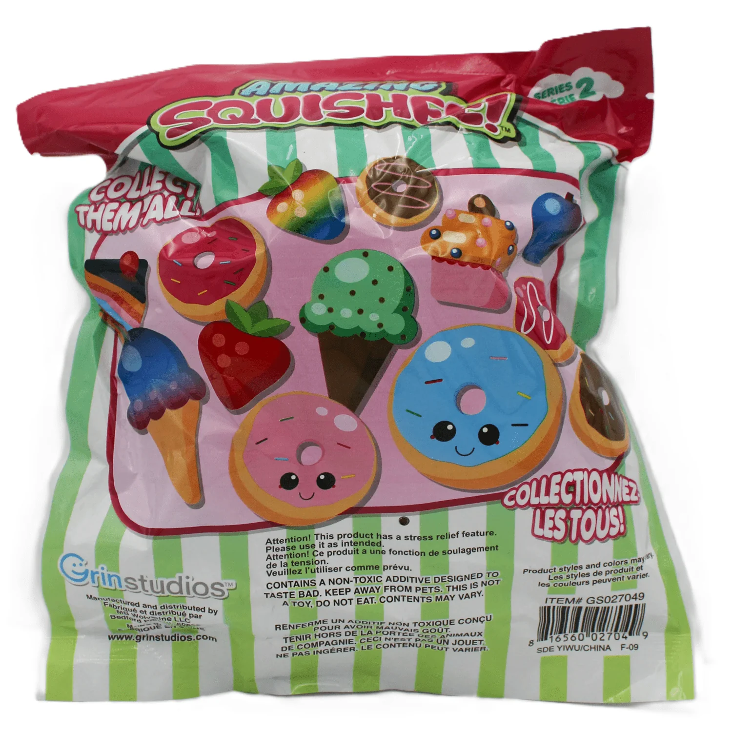 Amazing Squishee Series 2 Mint Chip Cone - Collectible Squishy Stress Toy (1pc) - Image 2