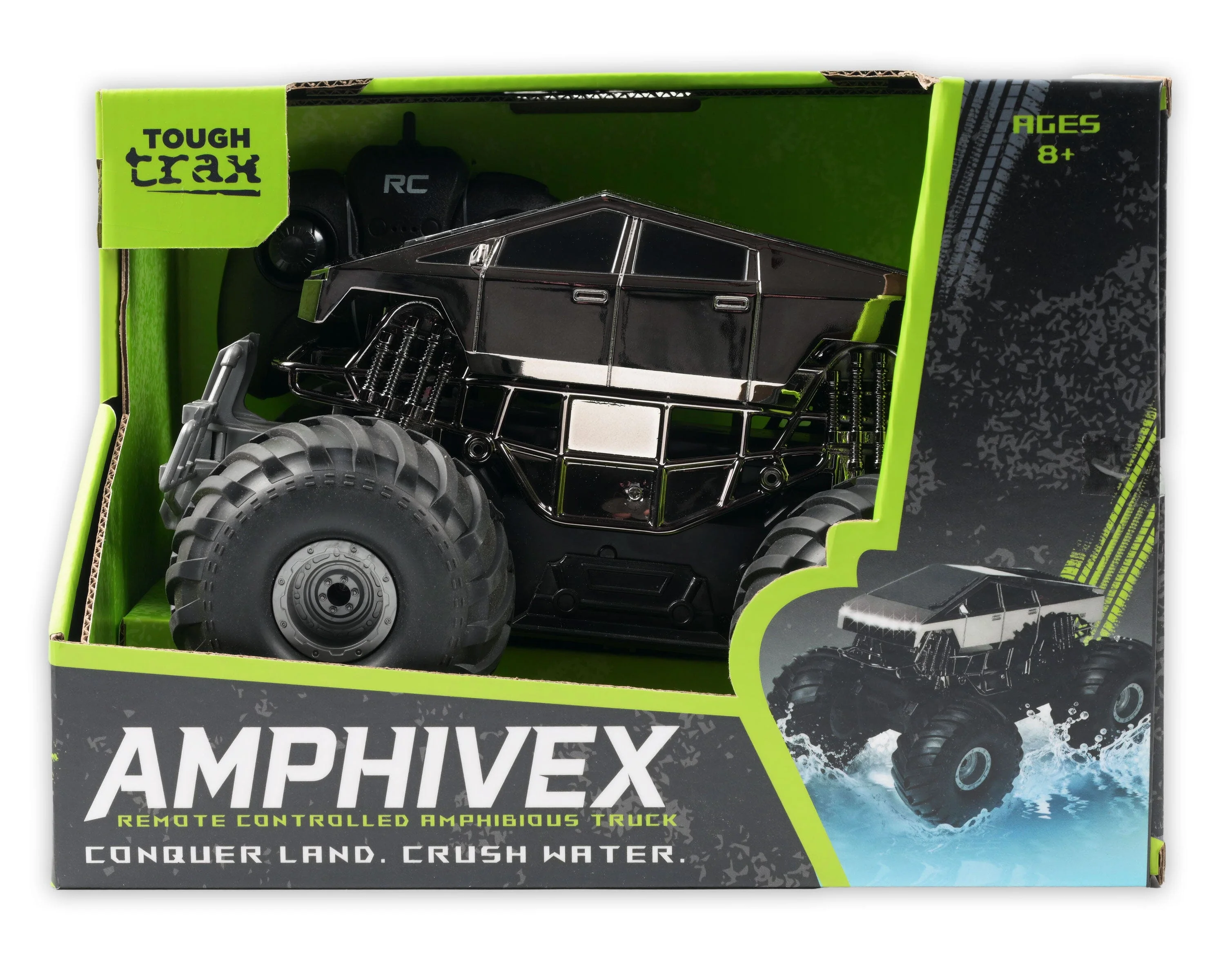 Amphivex: Amphibious Remote Control Car – Land & Water RC Stunt Truck