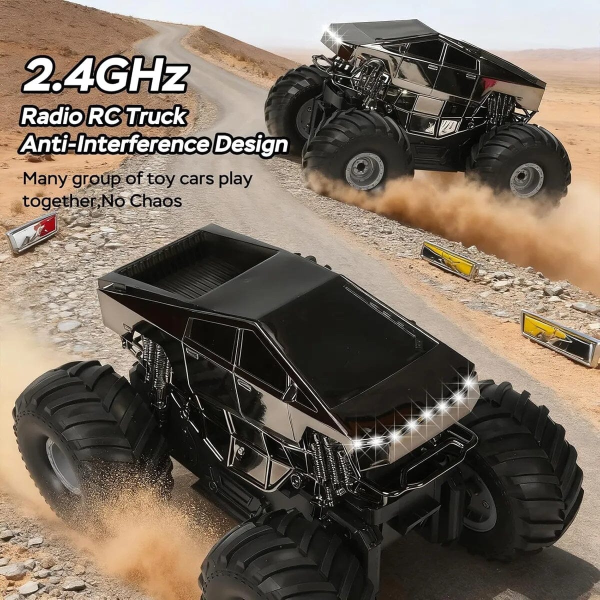 Amphivex: Amphibious Remote Control Car – Land & Water RC Stunt Truck - Image 3