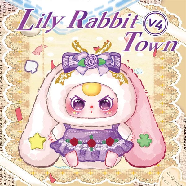 Baby Three Lily Rabbit Town V4 Series Plush Keychain Blind Box (1pc) - Image 2