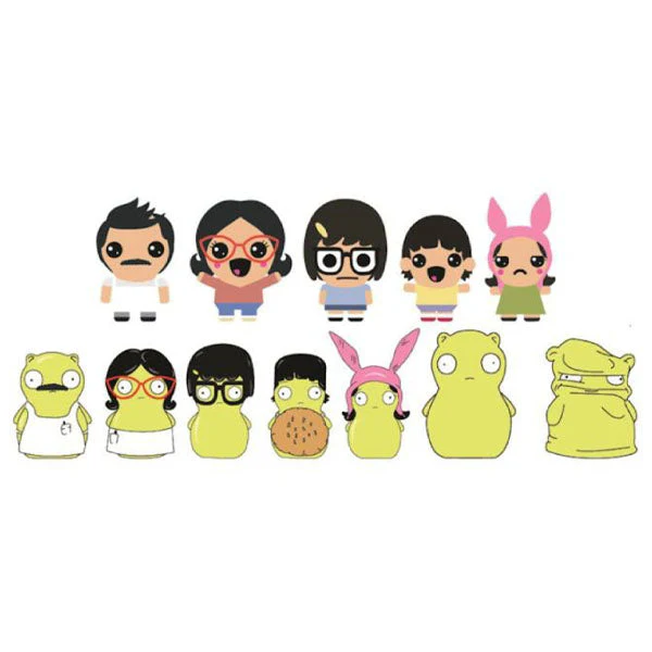 Bob's Burgers Squishme Mystery Fidget Squishy Toy Blind Bag (1pc) - Image 4