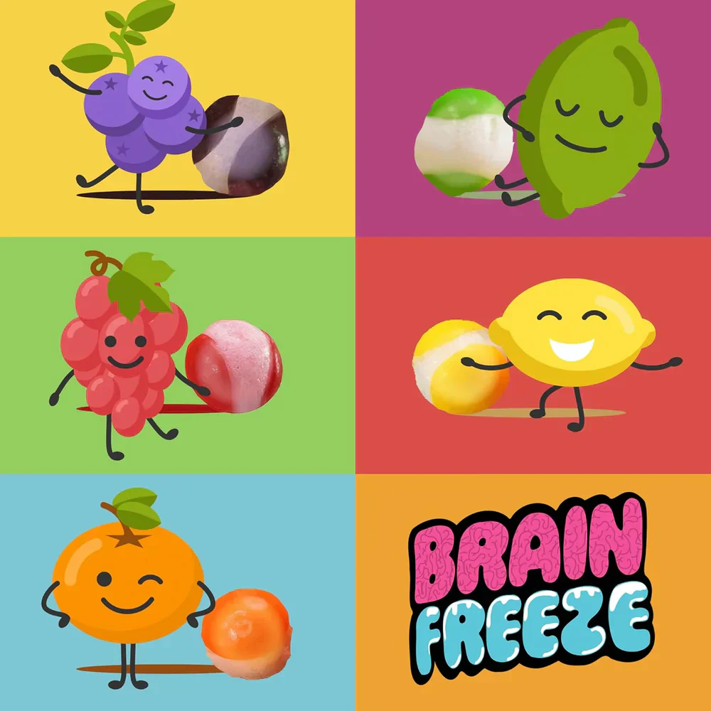 Brain Freeze: Rainbow Crunch Freeze-Dried Candy - Image 4