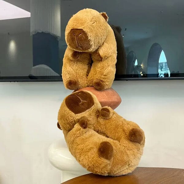Capybara Plush Fluffy Animal Slippers - Image 8