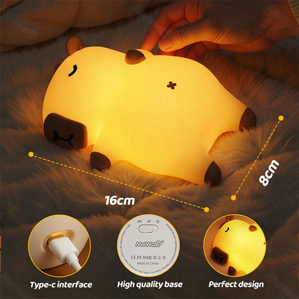 CapyNap Breathing Capybara Night Light Lamp - Image 7