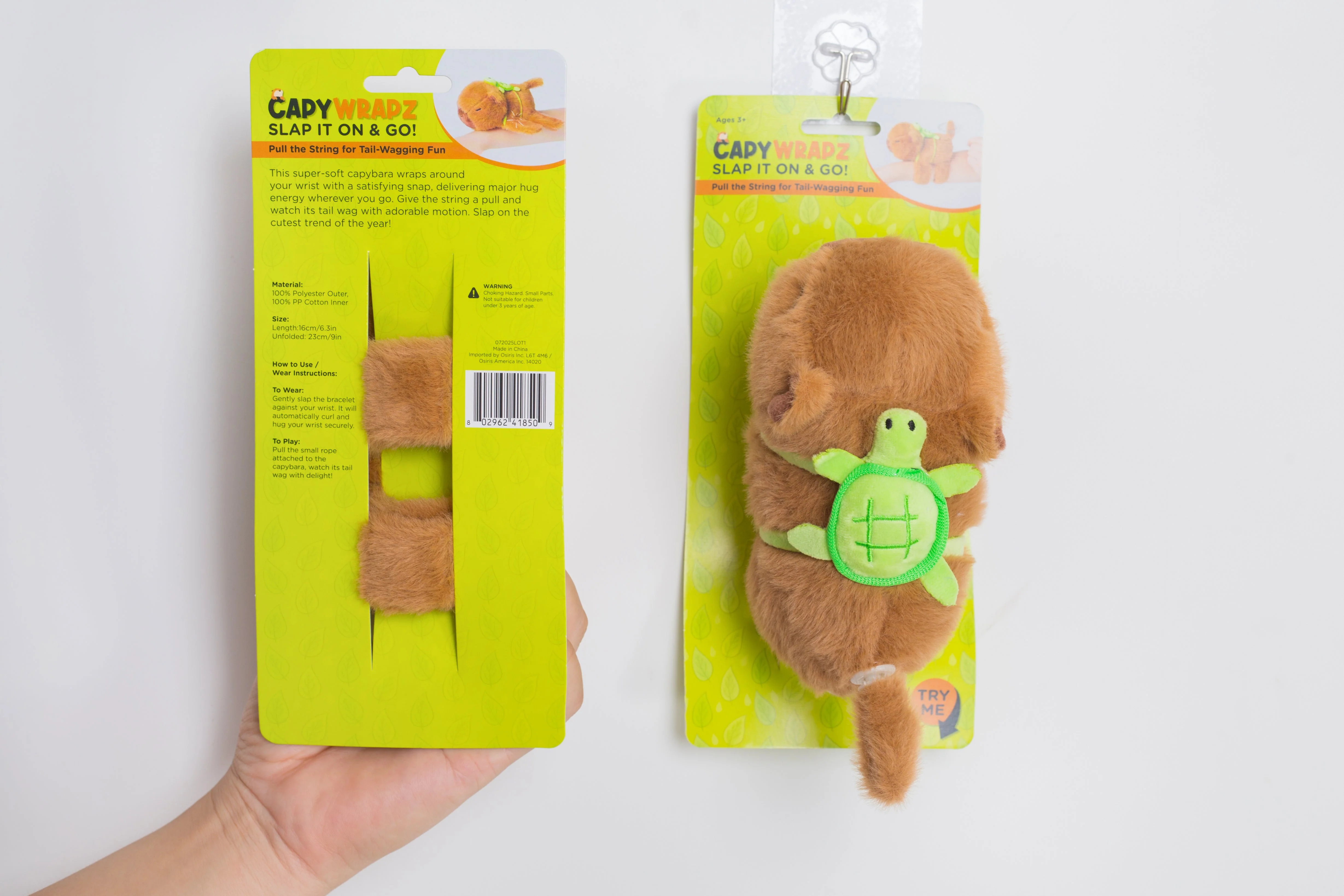 Capywrapz: Capybara Plush Toy Wrist Band - Image 5