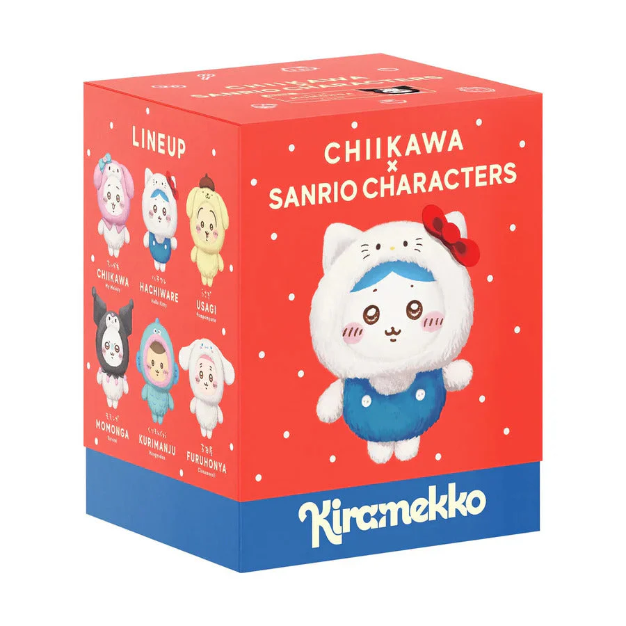 Chiikawa Kiramekko My Melody × Hello Kitty Plush Keychain - Image 3