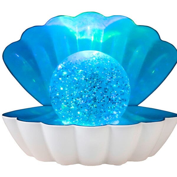 LED Color-Changing Clam Shell Glitter Lamp - Image 6