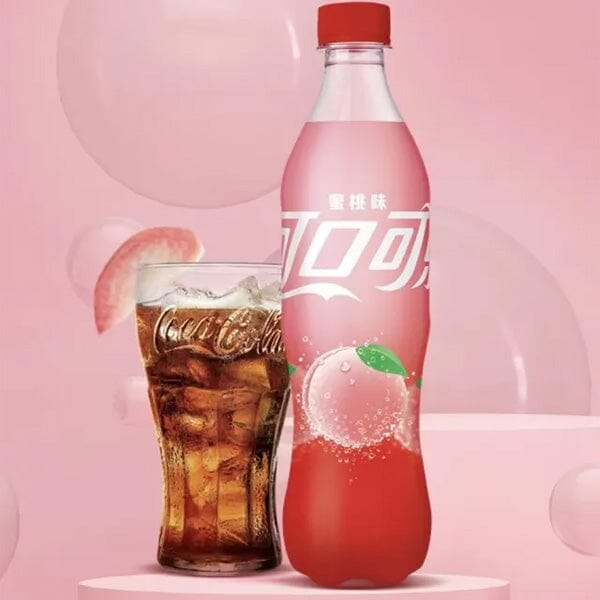 Coca-Cola Peach (China) 500mL - Image 2