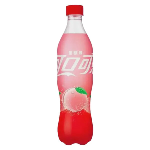 Coca-Cola Peach (China) 500mL - Image 3