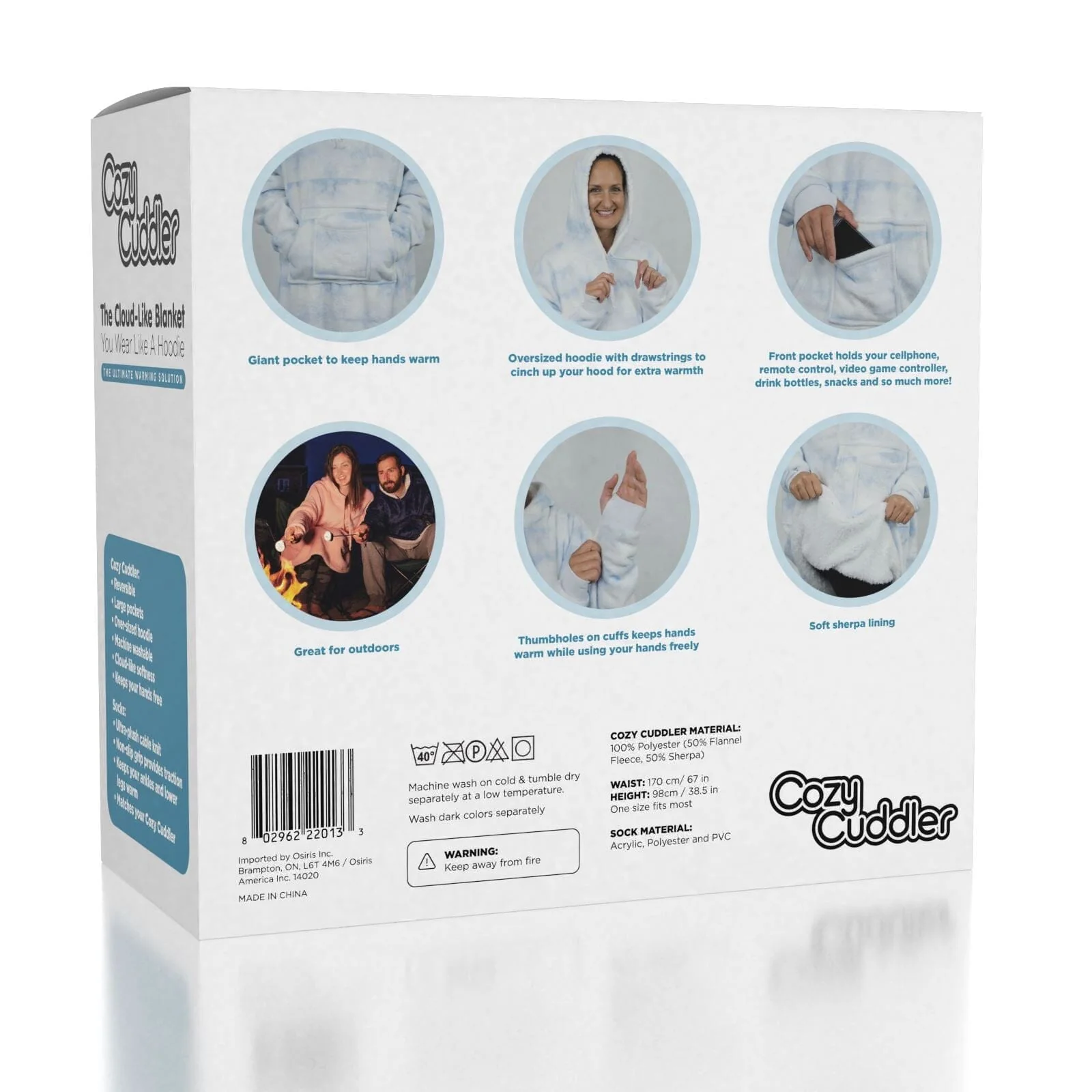 Cozy Cuddler w/ Matching Socks (Multiple Colors) - Image 16
