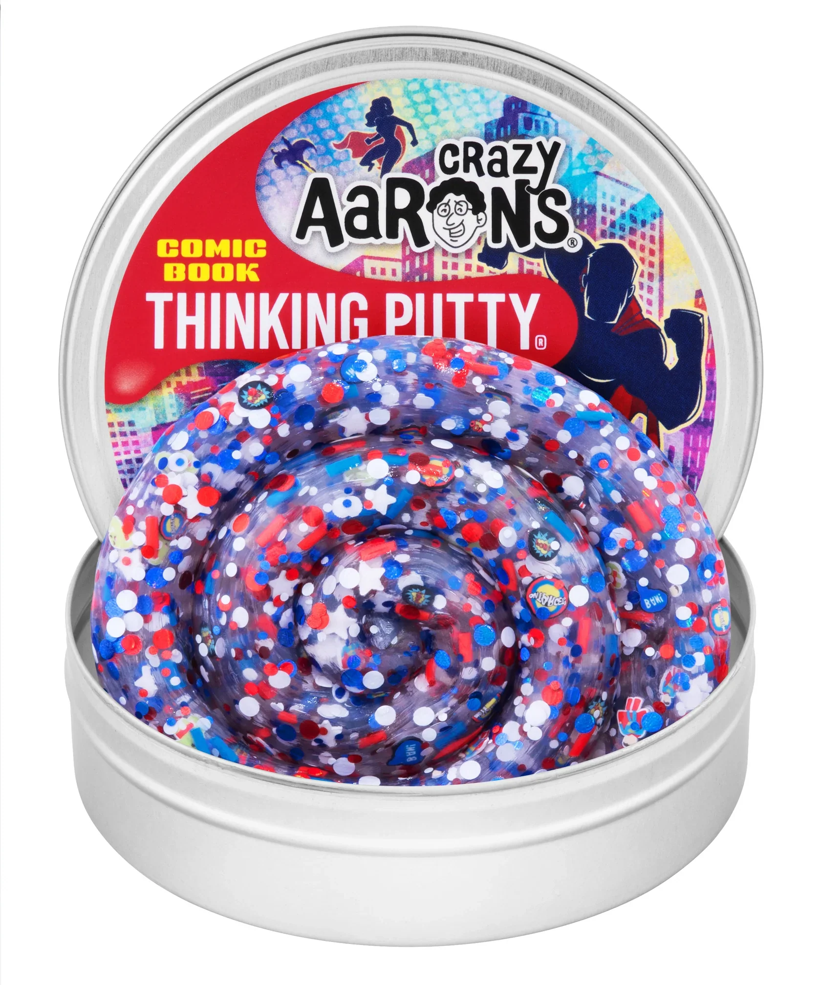 Crazy Aarons Comic Book Thinking Putty® – Superhero Fidget Sensory Putty - Image 3