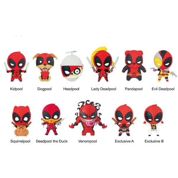Deadpool 3D Anime Bag Clips Series 3 - Image 2