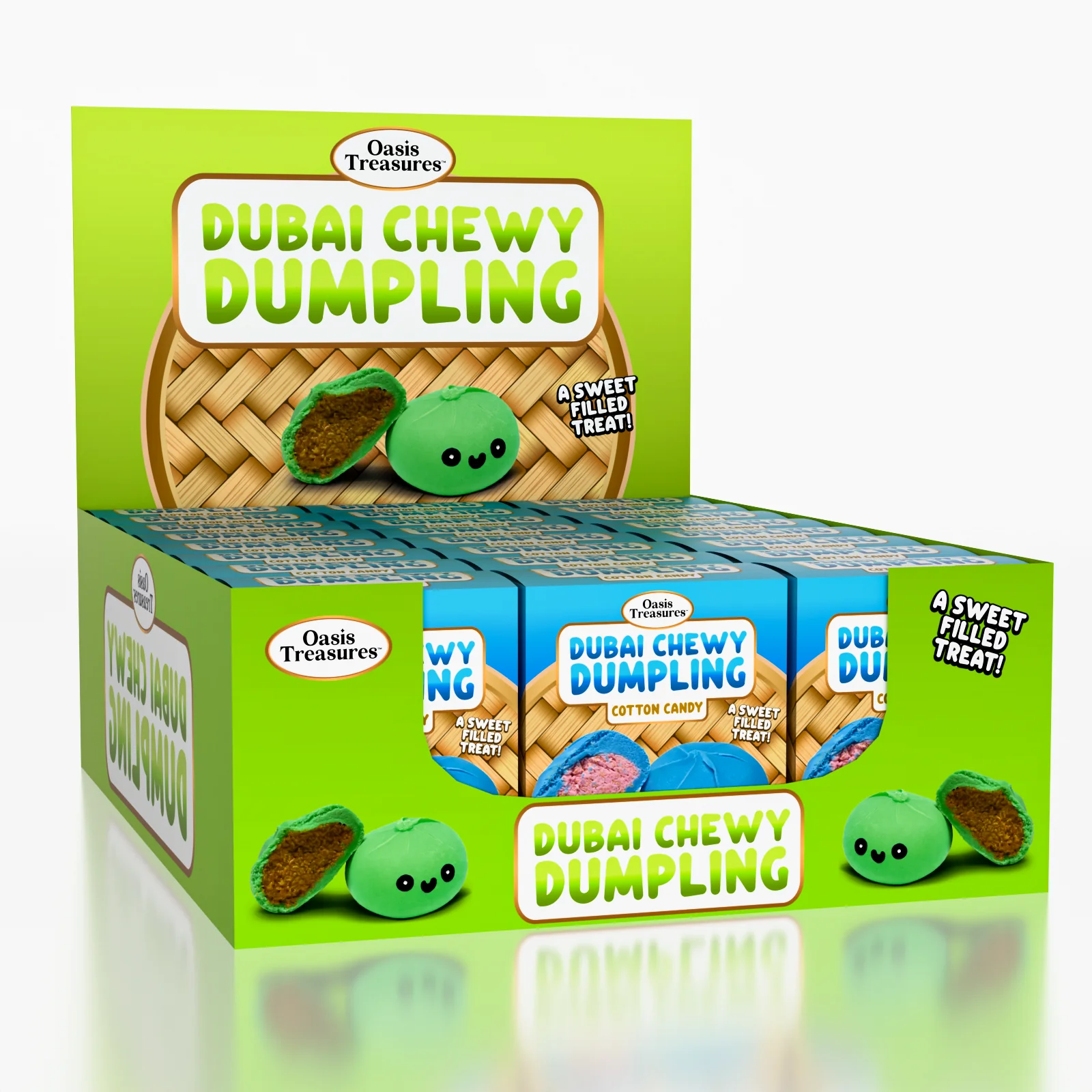 Dubai Dumpling Cotton Candy Flavor Korean Chewy Cookie by Oasis Treasures (90g) - Image 5