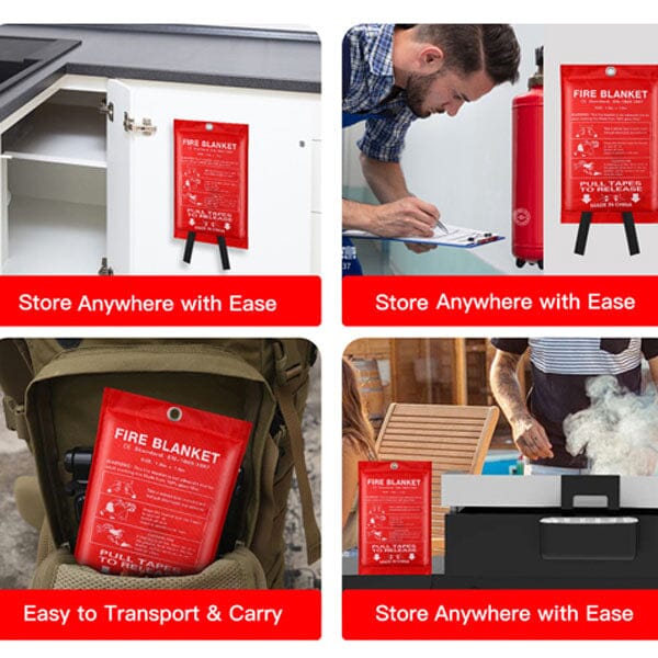 Emergency Fibreglass Certified Fire Blanket (1pc) - Image 5