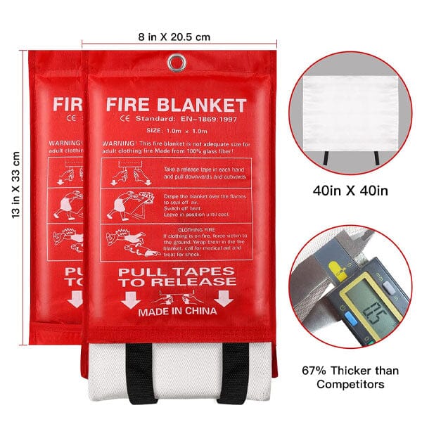 Emergency Fibreglass Certified Fire Blanket (1pc) - Image 8