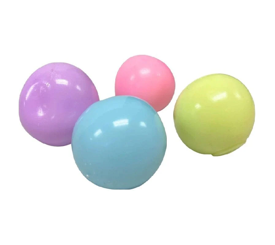 Expressions Glow In The Dark Squeeze Ball Fidget Toys (12pc) – Stress Relief Sensory Toy - Image 3