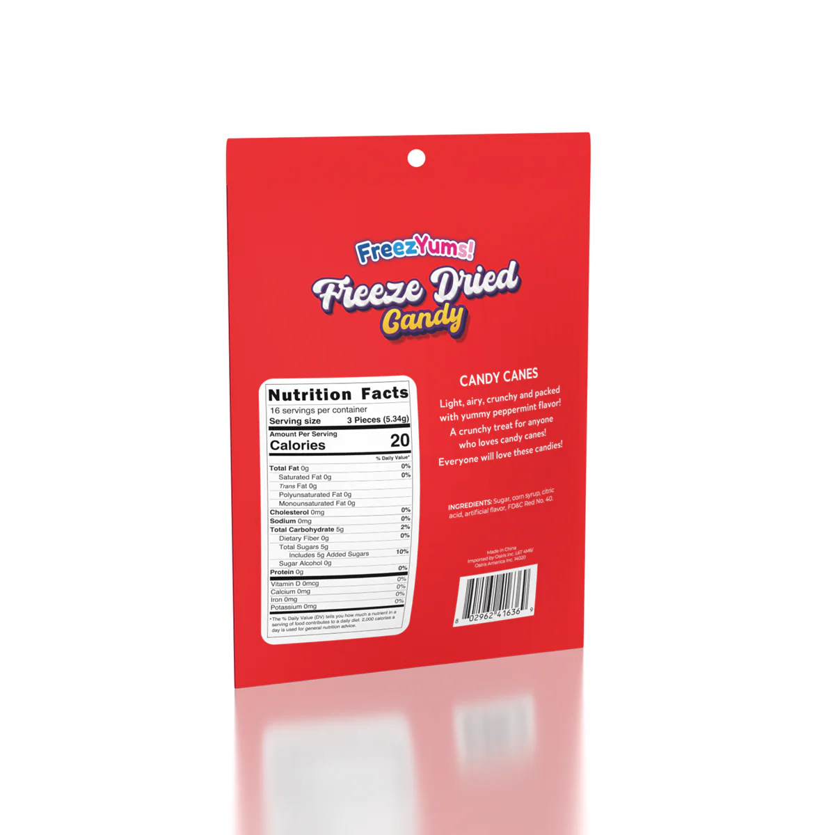 FreezYums! Freeze-Dried Candy Canes – Peppermint Flavor - Image 3