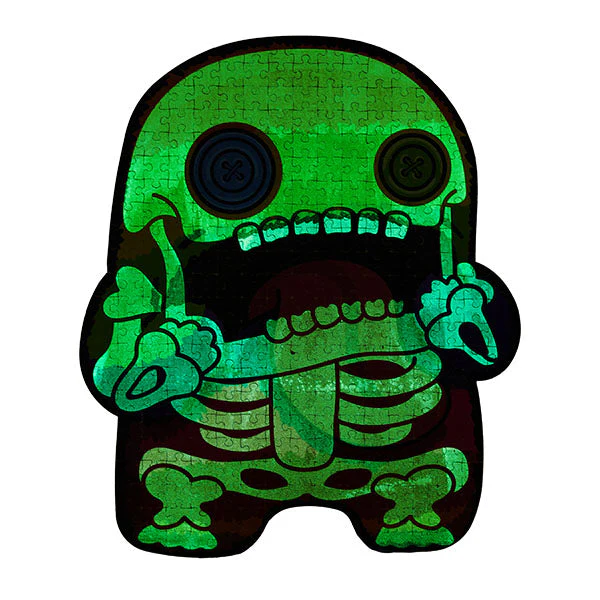 Fuggler X-Ray Glow-In-The-Dark 300 Piece Oogah-Boogah Puzzle - Image 3