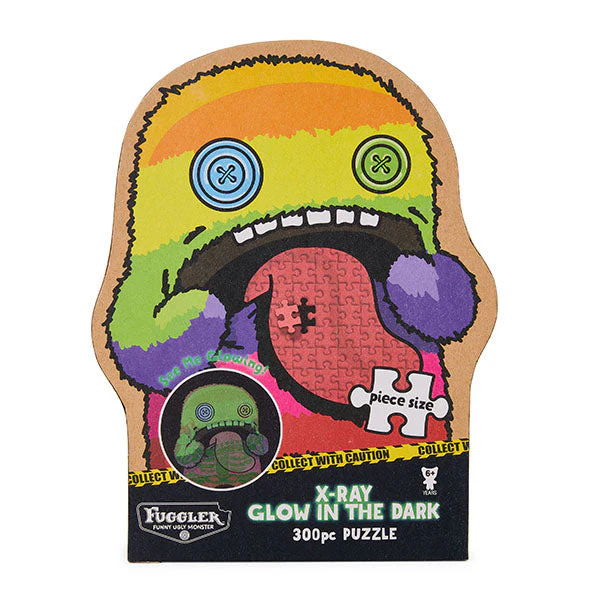 Fuggler X-Ray Glow-In-The-Dark 300 Piece Oogah-Boogah Puzzle - Image 4