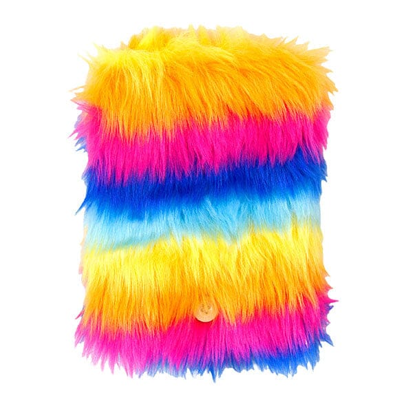 Fuggler Furry Rainbow Plush Lined Notebook (1pc) - Image 3