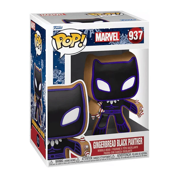 Funko Pop! Marvel: Holiday - Gingerbread Black Panther - Image 3