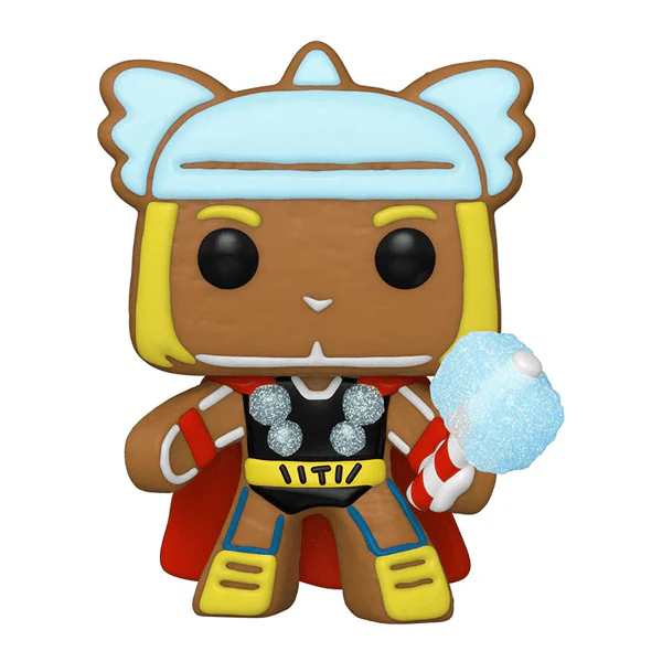Funko Pop! Marvel: Holiday - Gingerbread Thor Vinyl Figure - Image 2