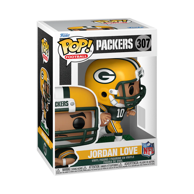 Funko Pop! NFL: Green Bay Packers – Jordan Love Figure - Image 3