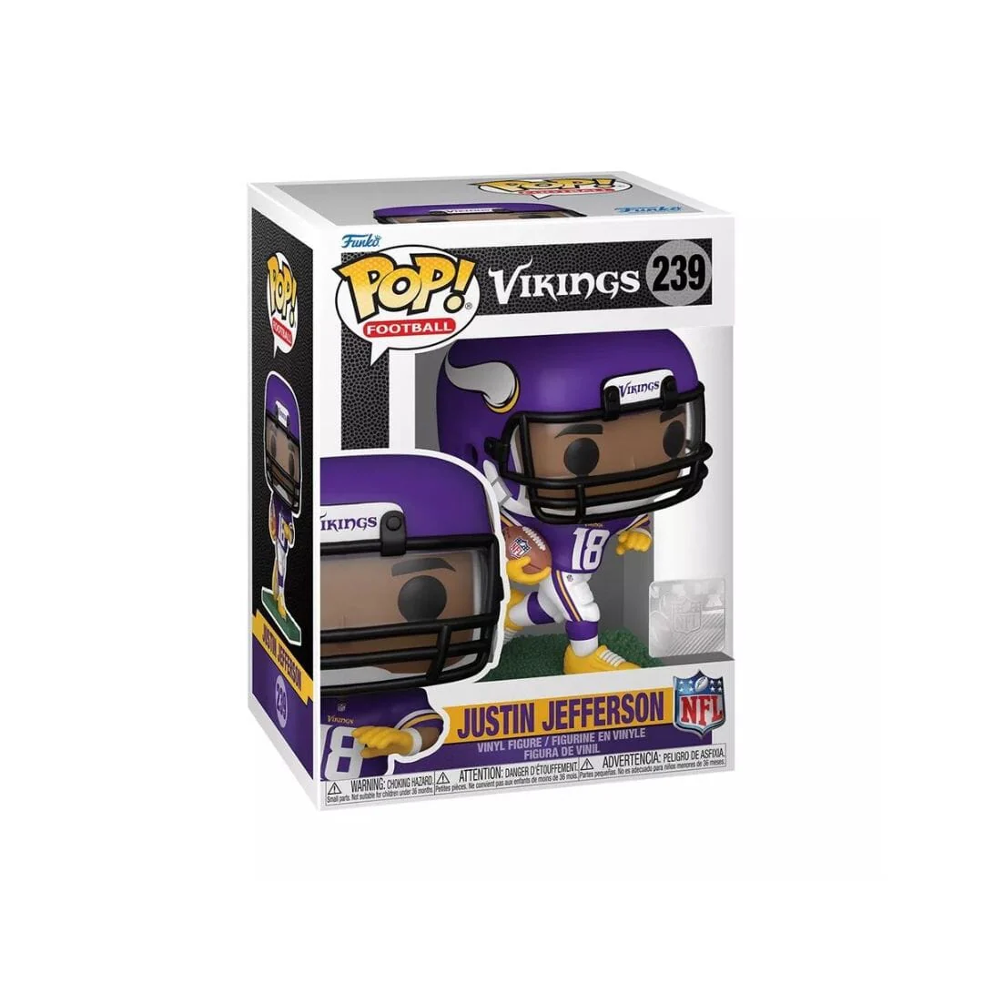 Funko Pop! NFL: Justin Jefferson Vikings - Image 3
