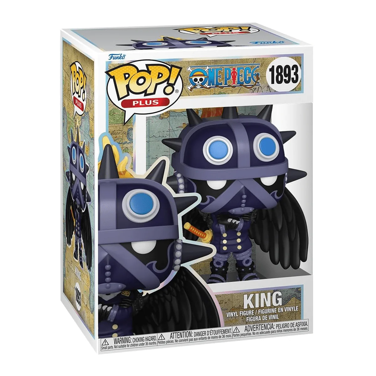 Funko Pop Plus! Anime: One Piece – King Vinyl Figure - Image 3
