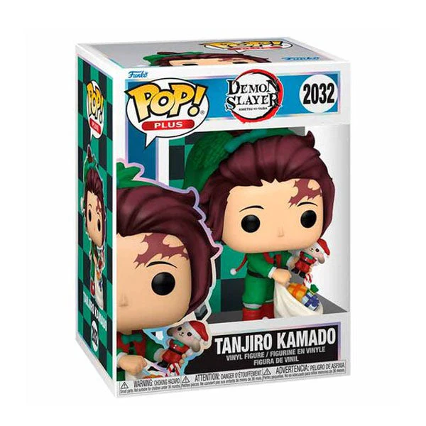 Funko Pop Plus! Demon Slayer- Tanjiro Holiday Figure - Image 2