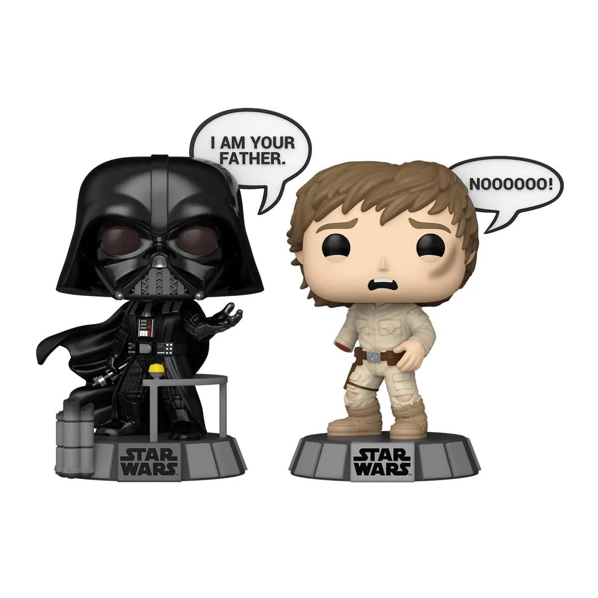 Funko Pop! Star Wars: Darth Vader & Luke Skywalker 2-Pack - Image 2
