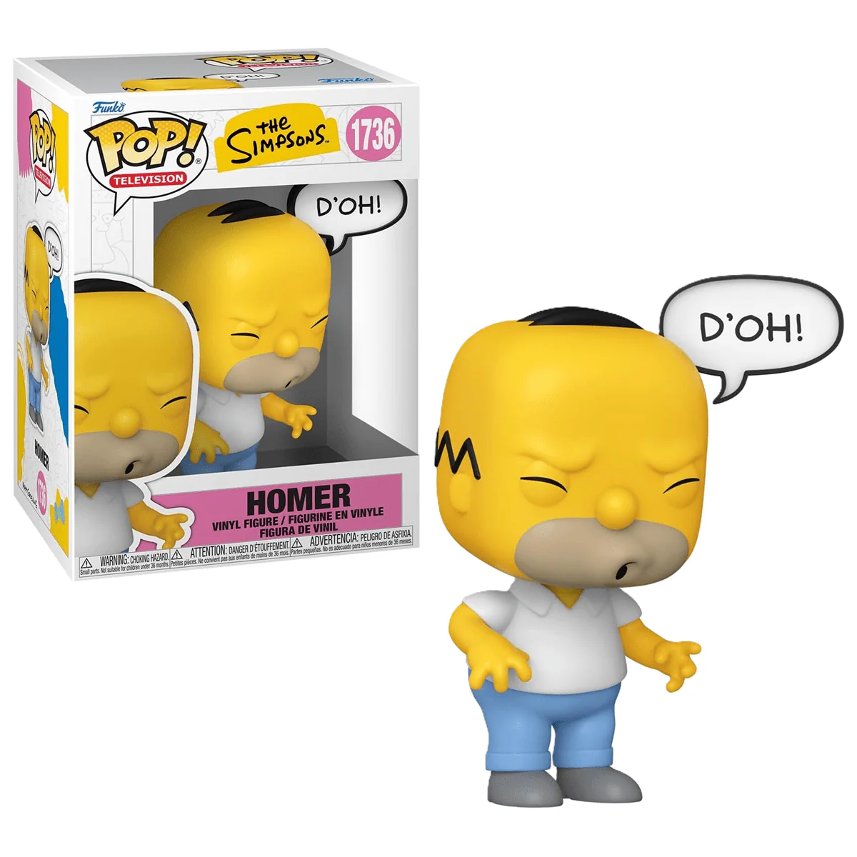 Funko Pop! TV: The Simpsons – Homer (D'oh) Figure