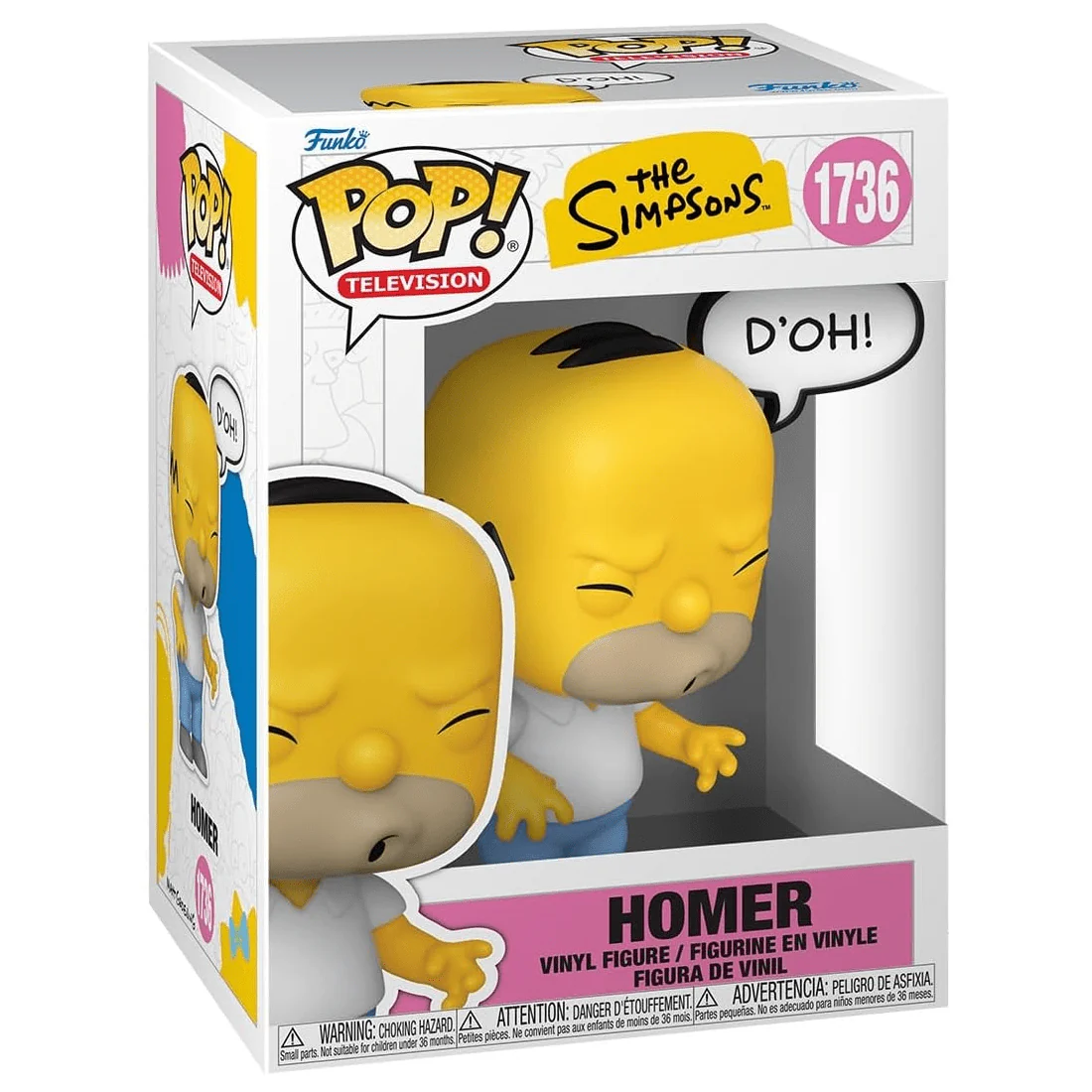 Funko Pop! TV: The Simpsons – Homer (D'oh) Figure - Image 3